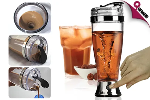 From QR49 Mix It Up with a Self-Stirring Travel Mug That Electrically Stirs Your Beverages Itself! (Up to QR220 Value)
